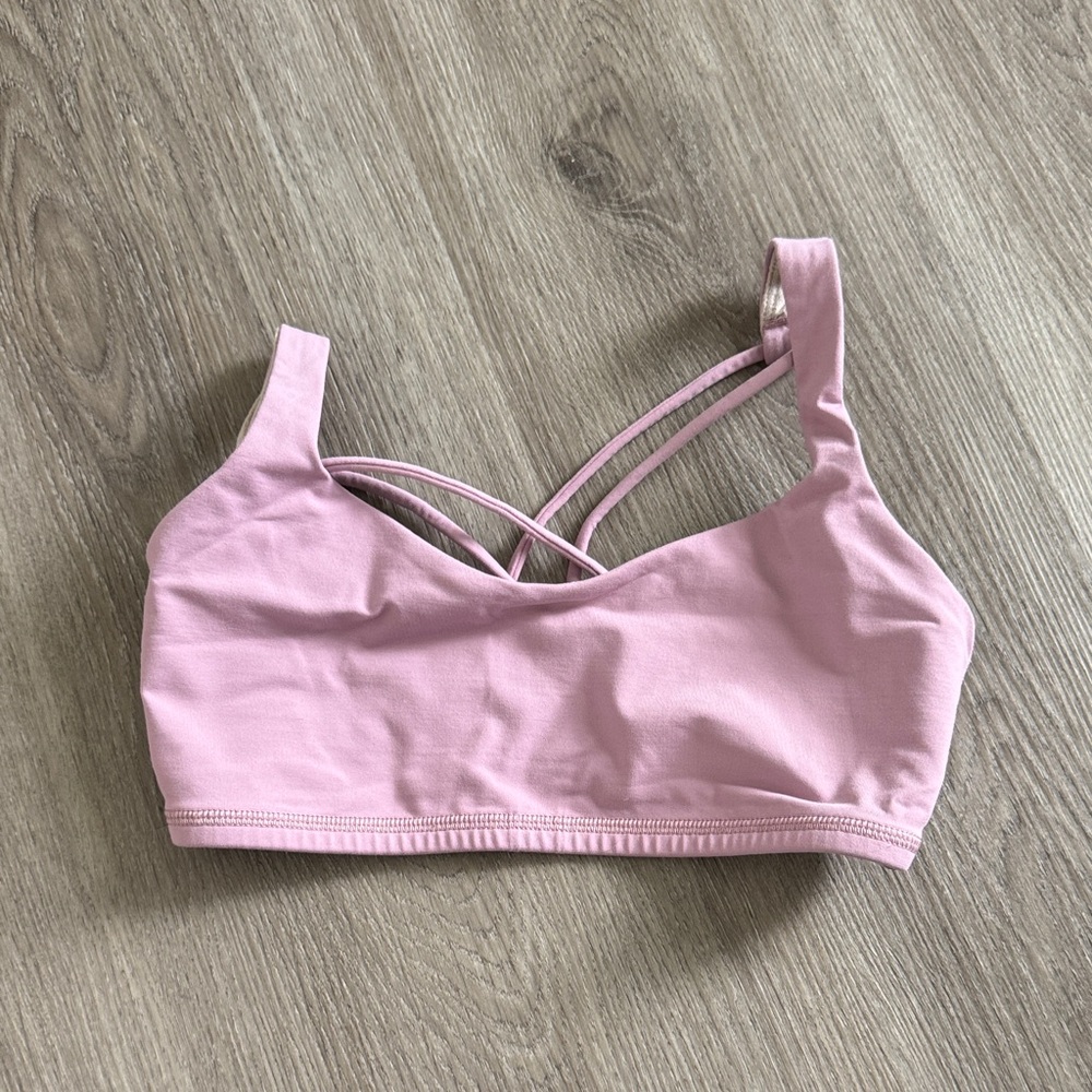 lululemon athletica Pink Strappy Sports Bra
